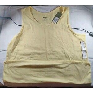 Goodfellow & Co Sleeveless Shirt Tank Top Size XL - Yellow - NEW